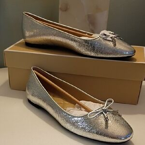 Michael Kors Silver Women's Flats Size 10